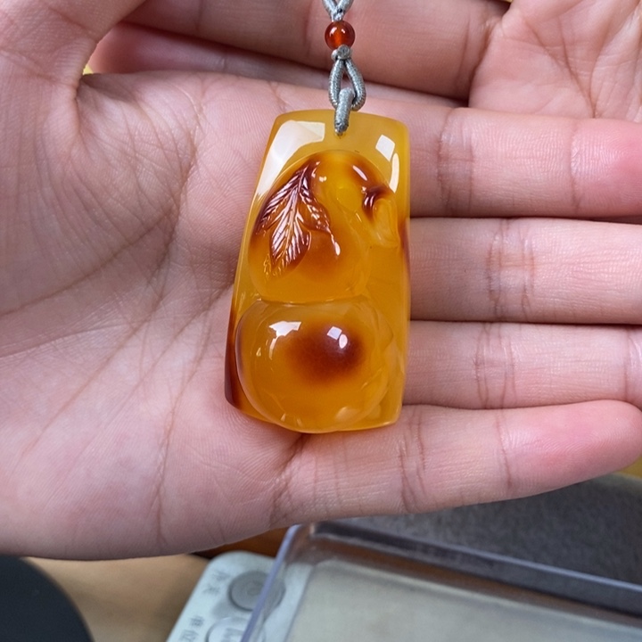 未镶嵌琥珀裸石葫芦