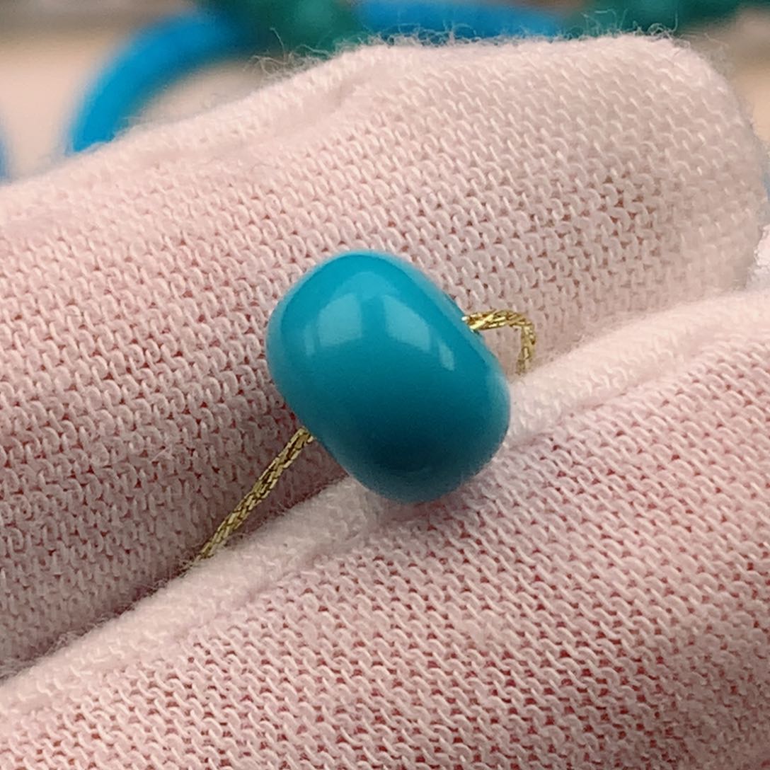 绿松石直径9.6未镶嵌