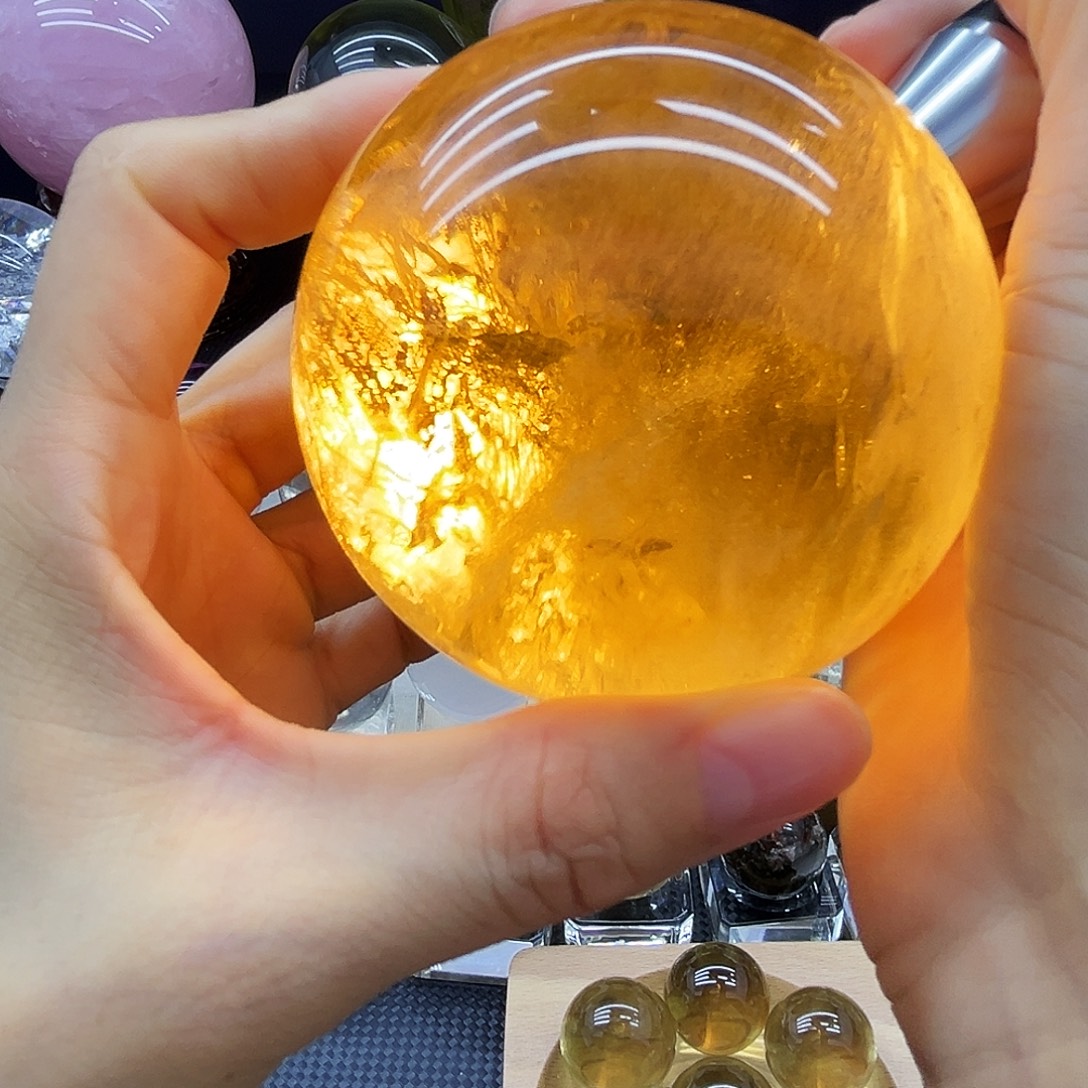 珠宝半成品水晶未镶嵌7.37公分