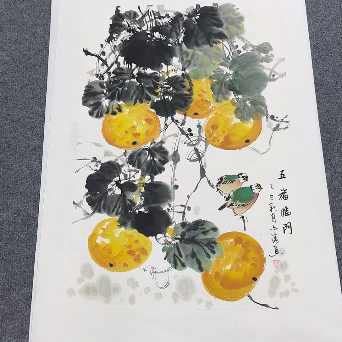 国画68*45纯手绘刘亦凌