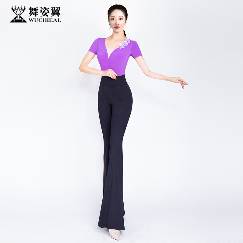 XT1279舞姿翼修身形体衣礼仪服新款训练走秀套装