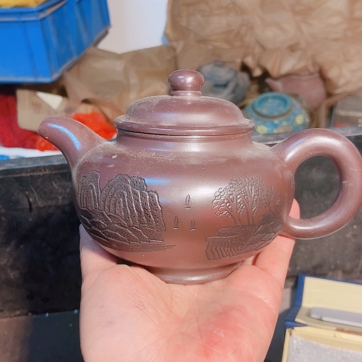 紫砂茶杯宜兴紫砂手工制作