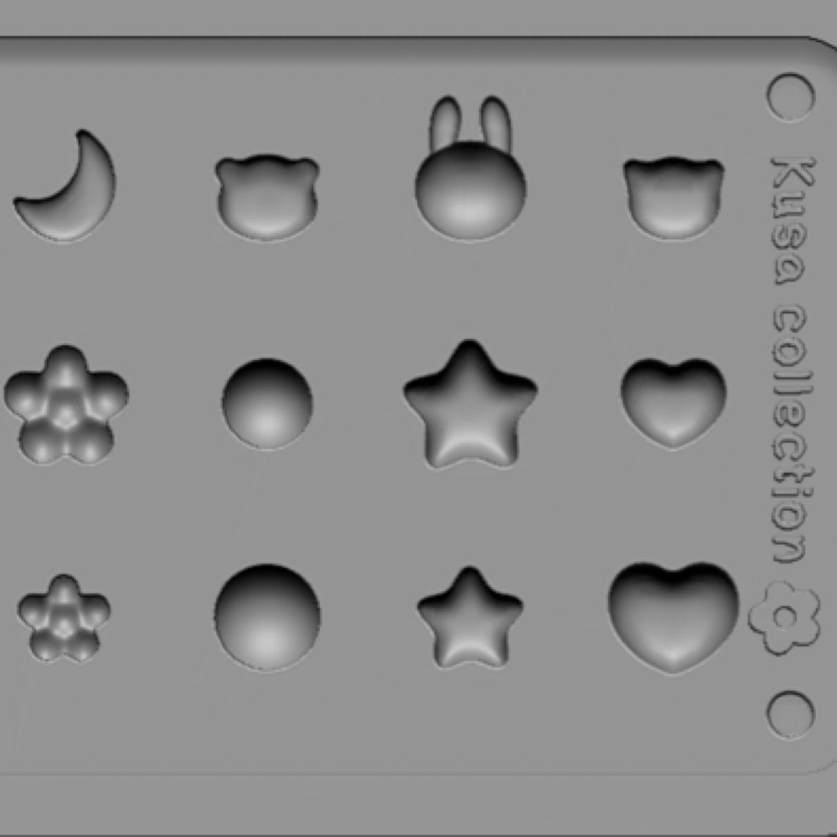 kusa collection圣诞球流麻美甲膜具