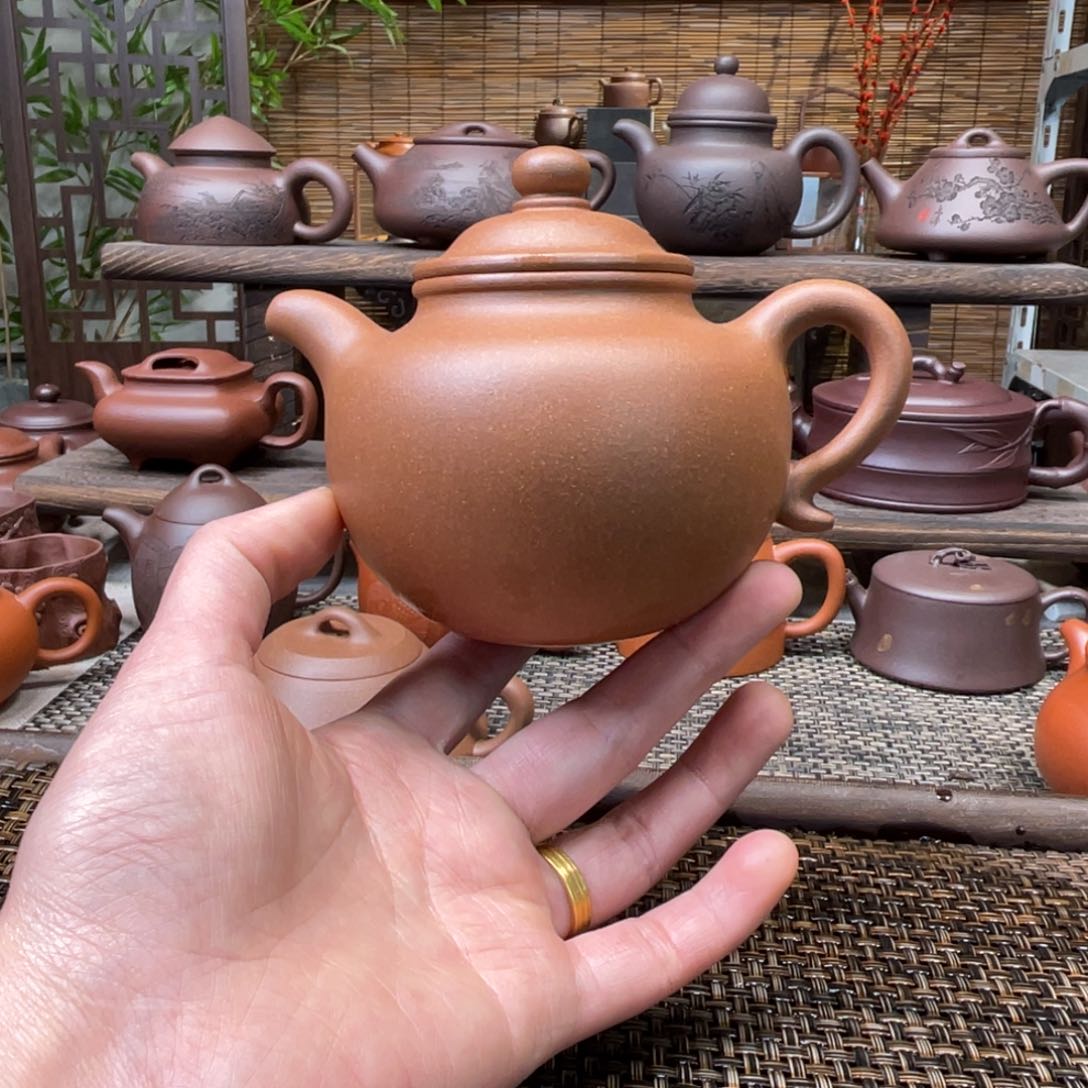 紫砂茶壶宜兴原矿紫砂手工制全280