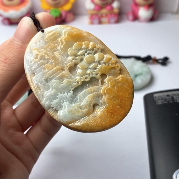 翡翠未镶嵌颈饰翡翠
