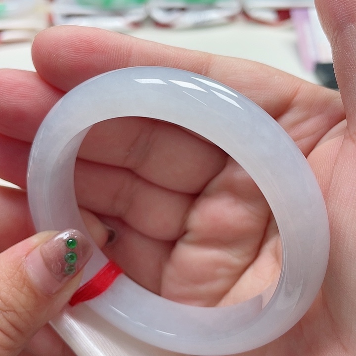 翡翠手镯未镶嵌缅甸翡翠手镯58圈