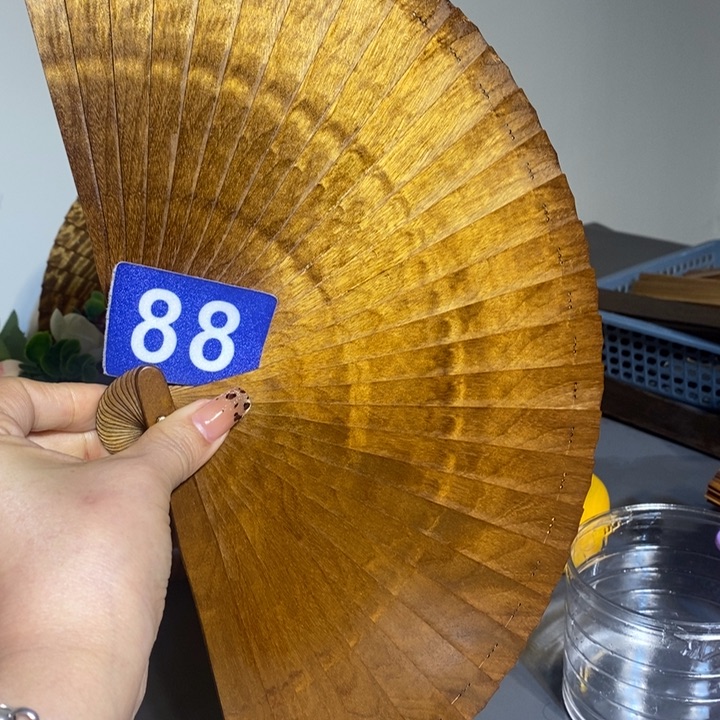 金丝楠君**球金丝楠木扇子