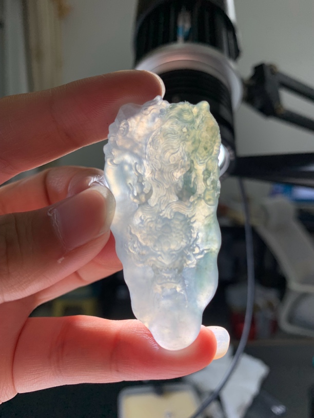 翡翠毛货冰胶龙牌无鉴赏期