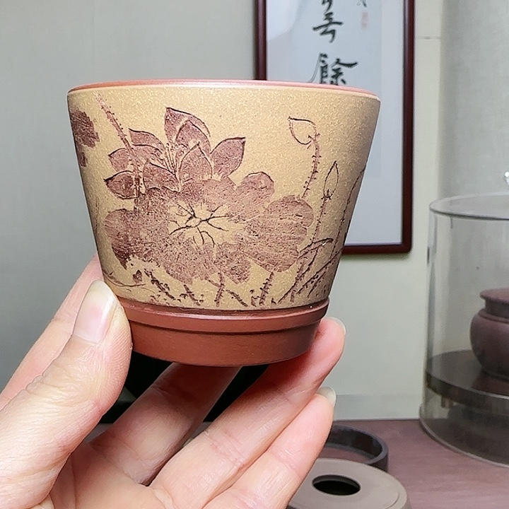 紫砂茶杯宜兴紫砂工艺