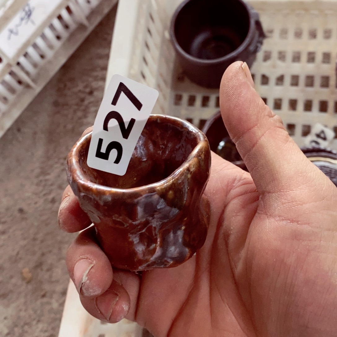 柴烧茶具陶瓷杯哦