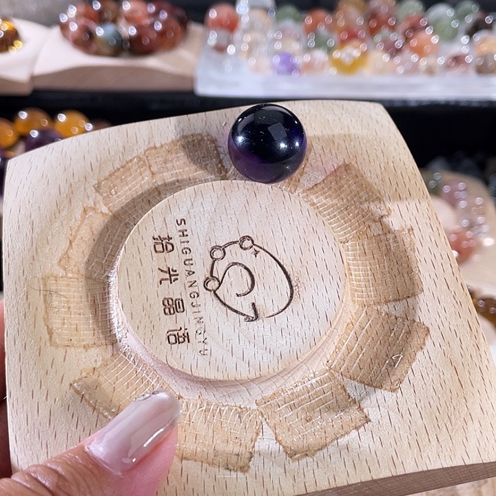 水晶手链未镶嵌紫超七18.9m不打孔