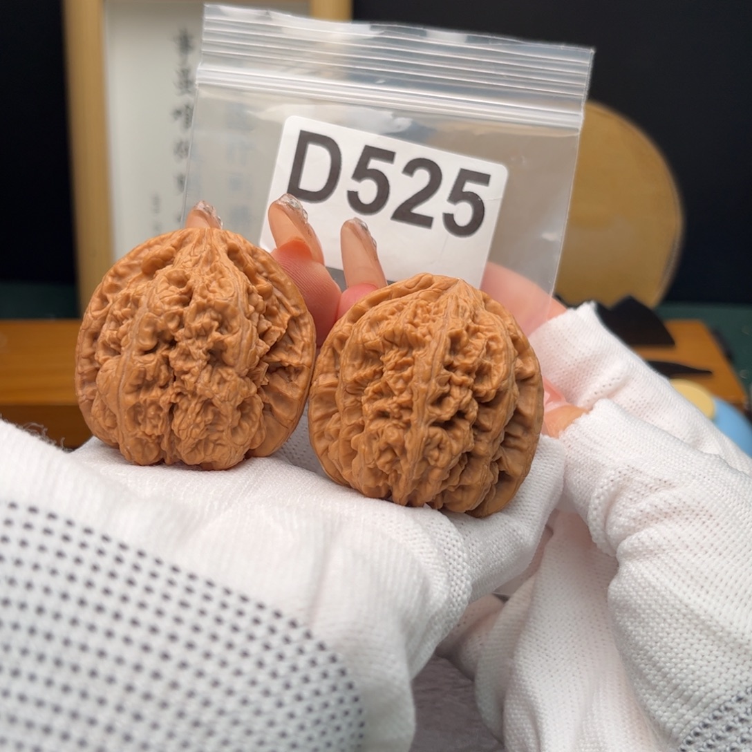 平***活把件文玩核桃42粗筋开播福利d525