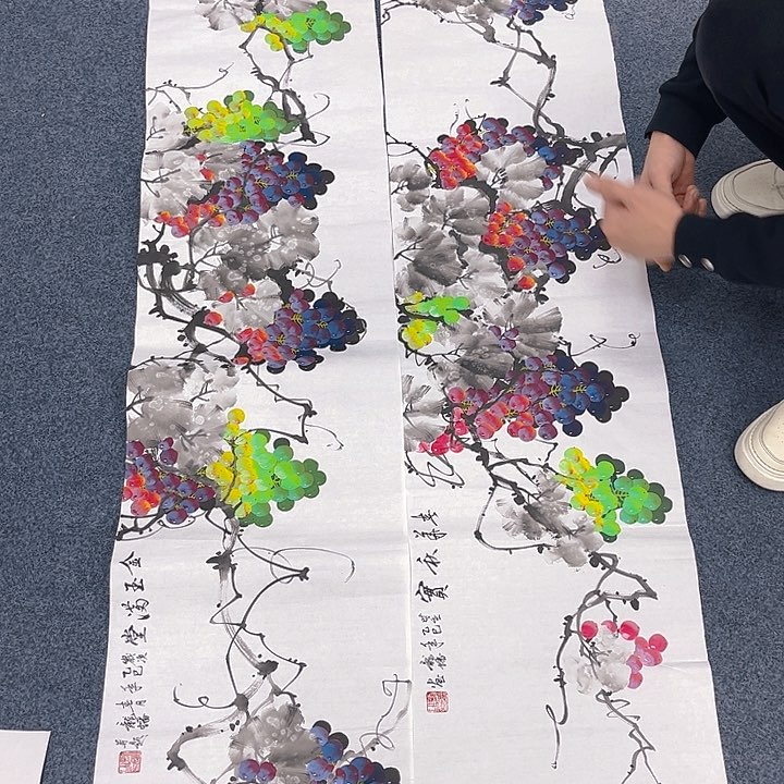 国画纯手绘字画宣纸