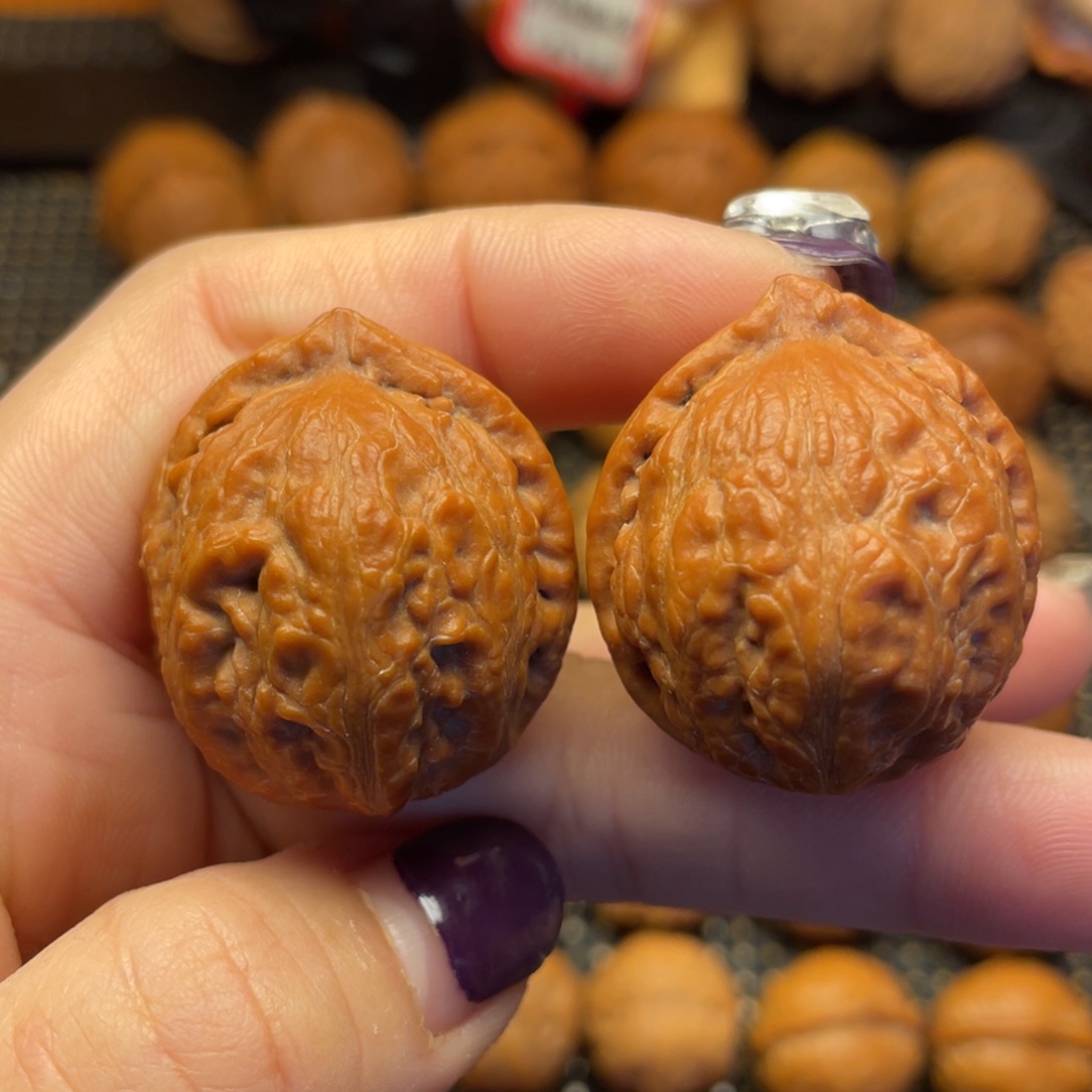 吊坠文玩核桃31尺全品鸡心元宝0008