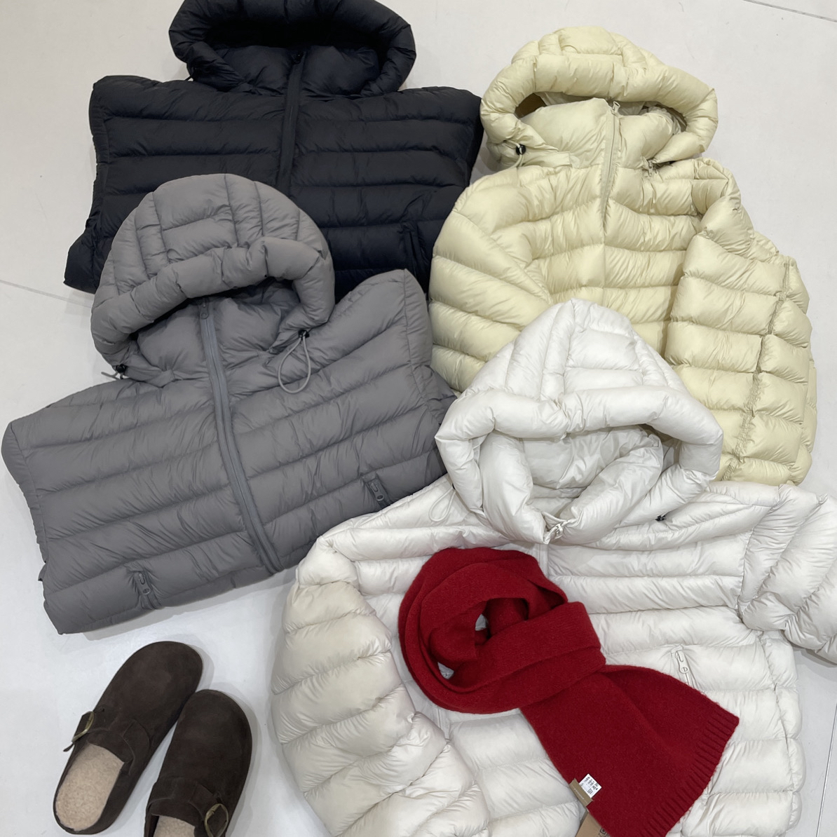 C·YJ【排骨羽绒服2号】连帽收口羽绒服