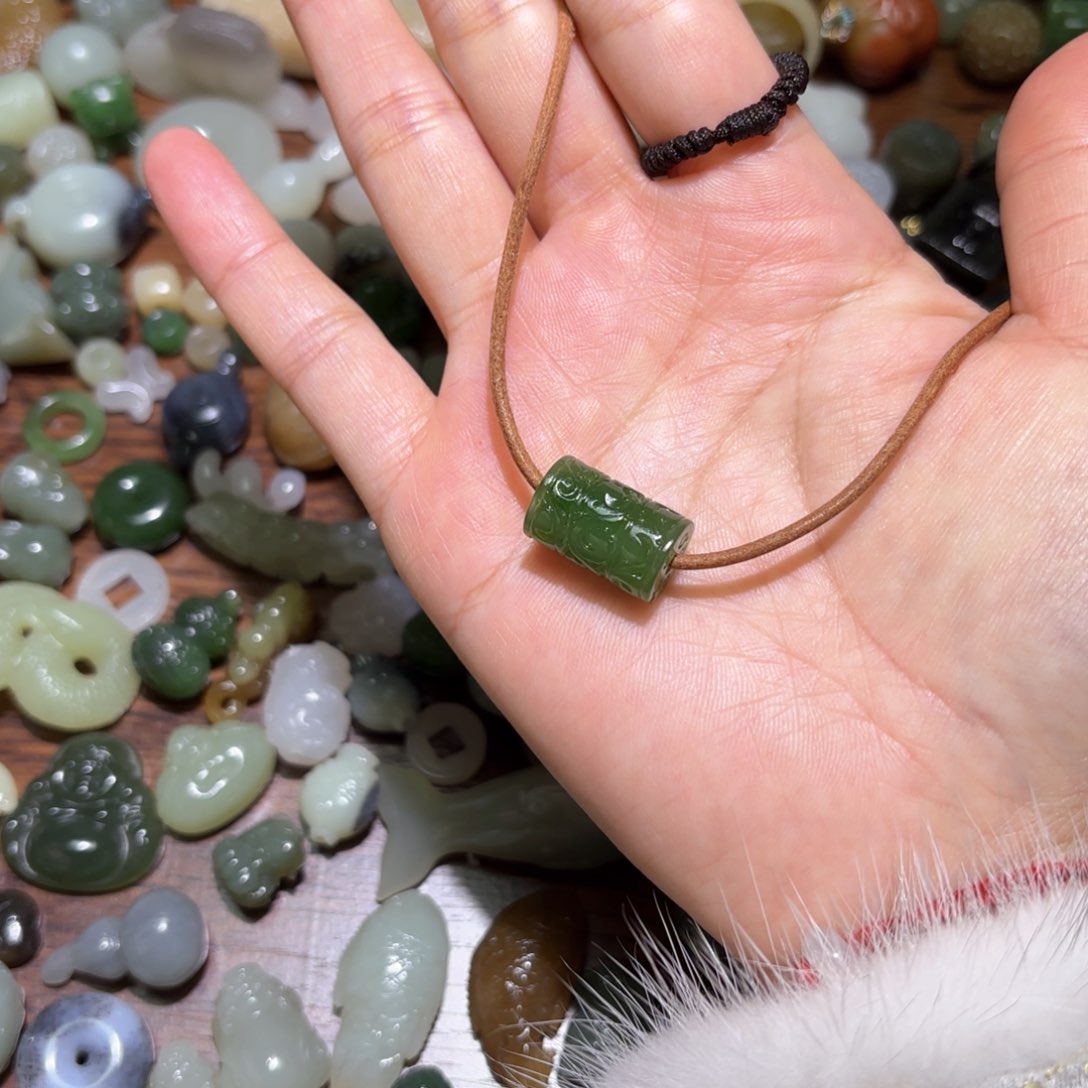 和田玉珠宝半成品未镶嵌