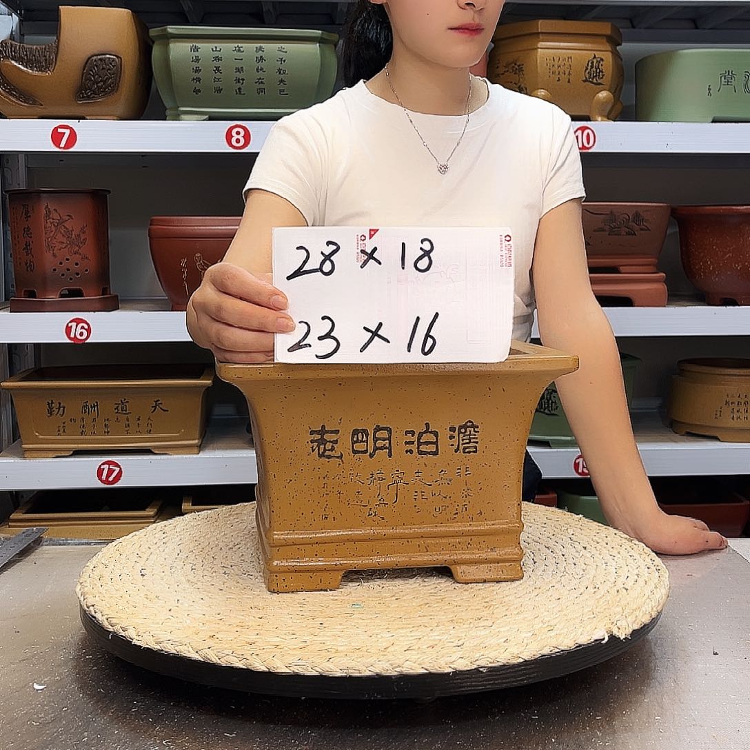 紫砂花盆紫砂花盆