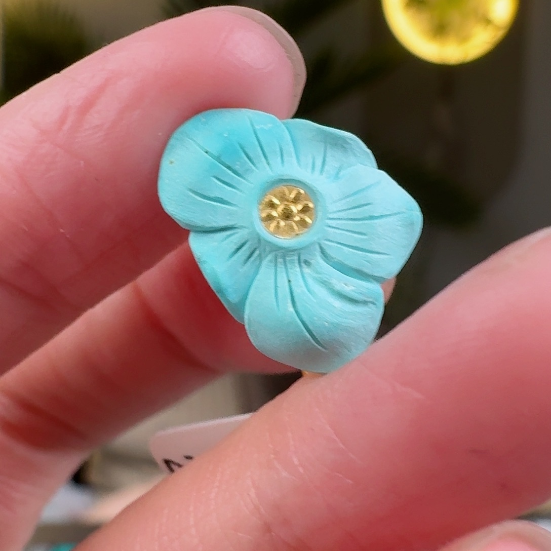 绿松石珠宝奇石未镶嵌