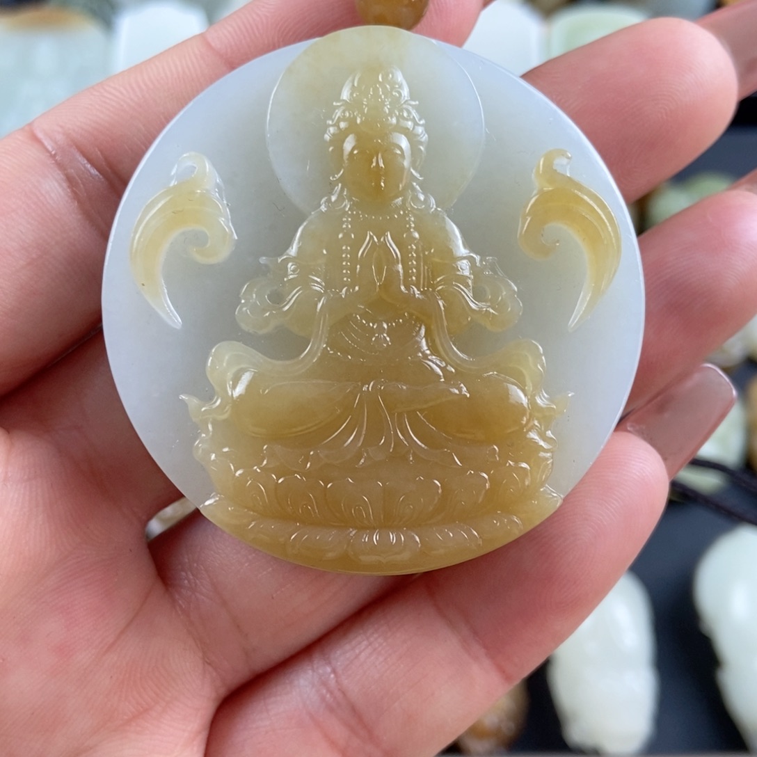 和田玉挂件未镶嵌