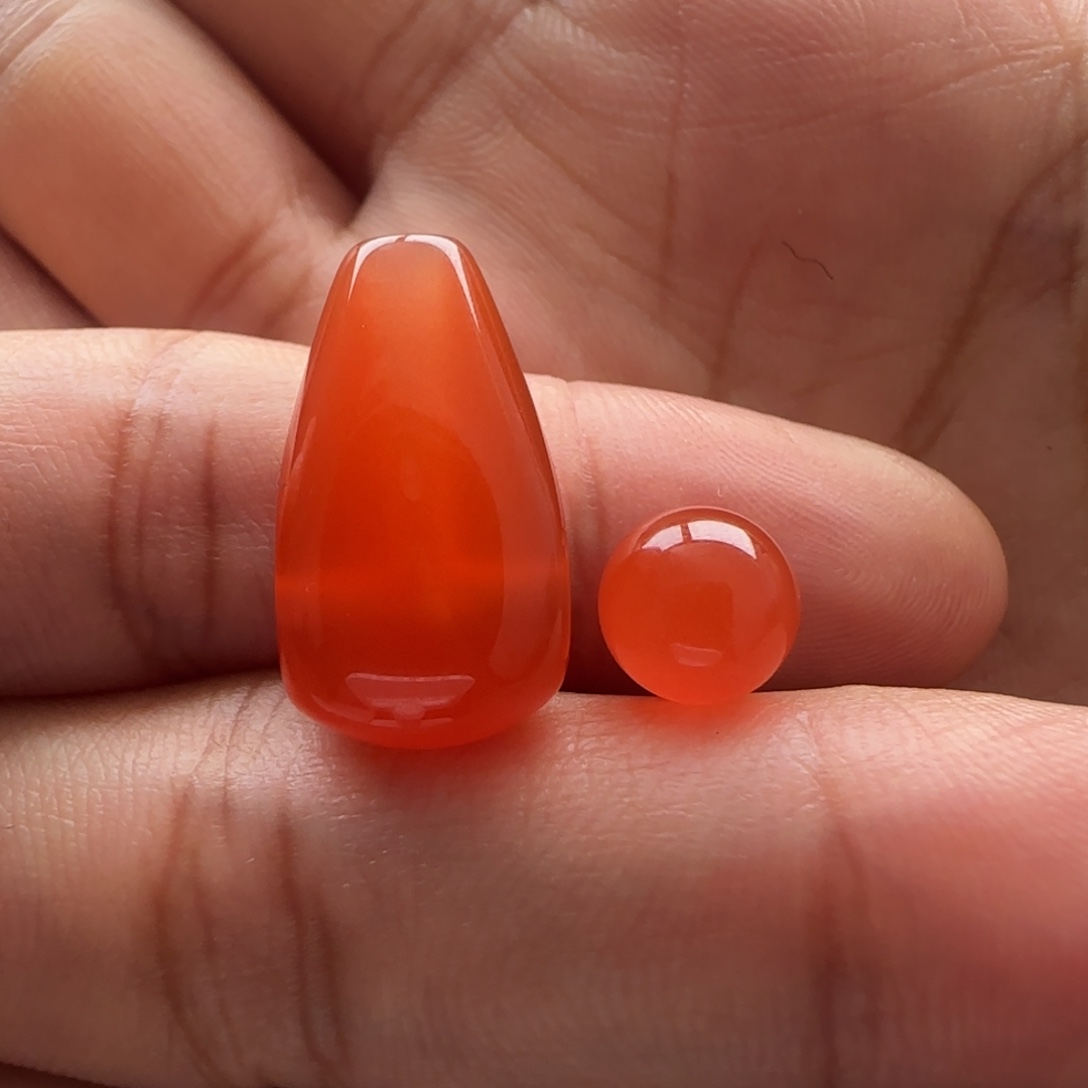 城***佬南红玛瑙未镶嵌三通10.5