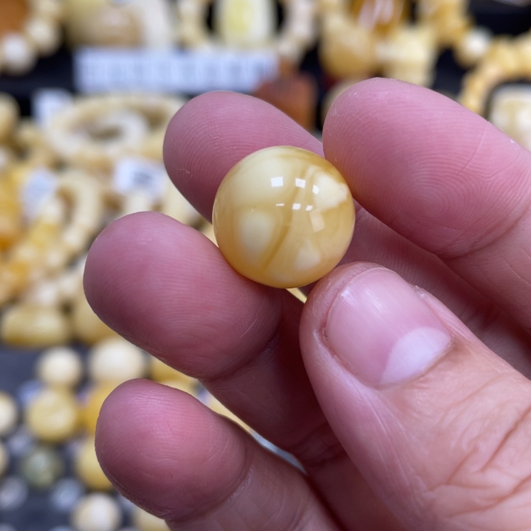 琥珀珠宝奇石未镶嵌15.4mm