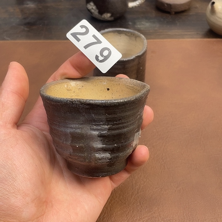 279柴烧粉引单杯不退换看好拍