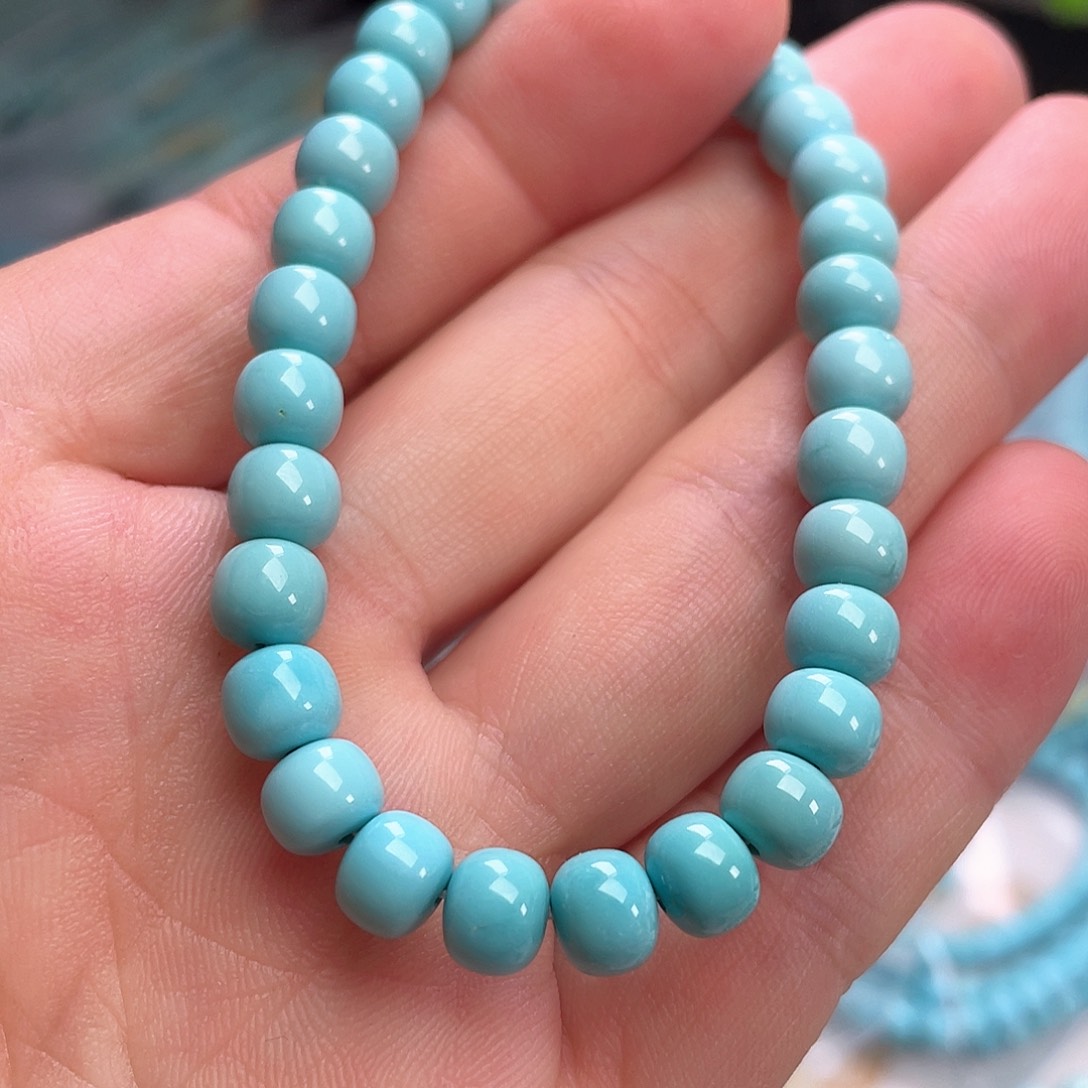 绿松石未镶嵌颈饰