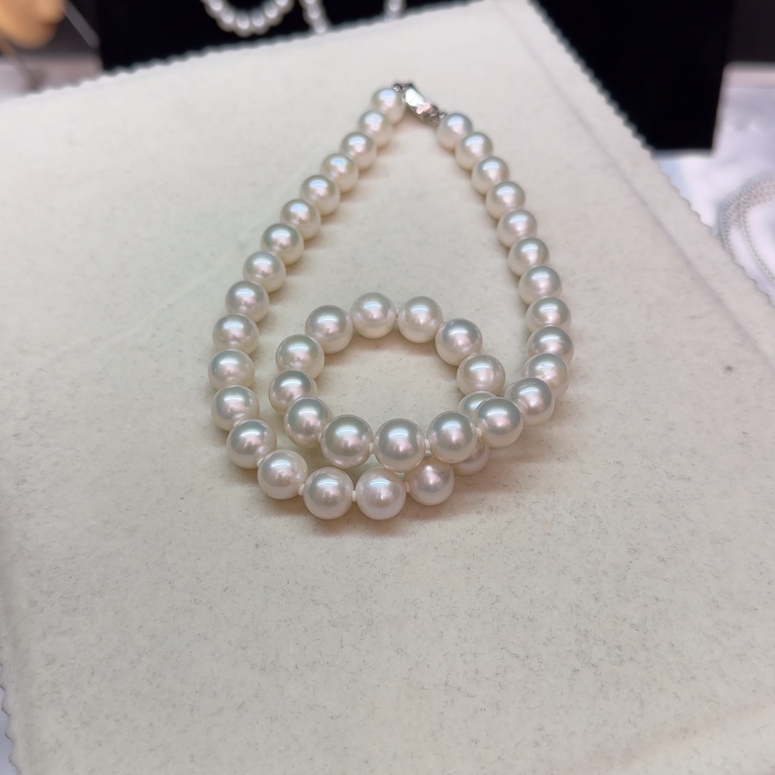 【闪购商品】淡水珍珠项链银S925镶嵌