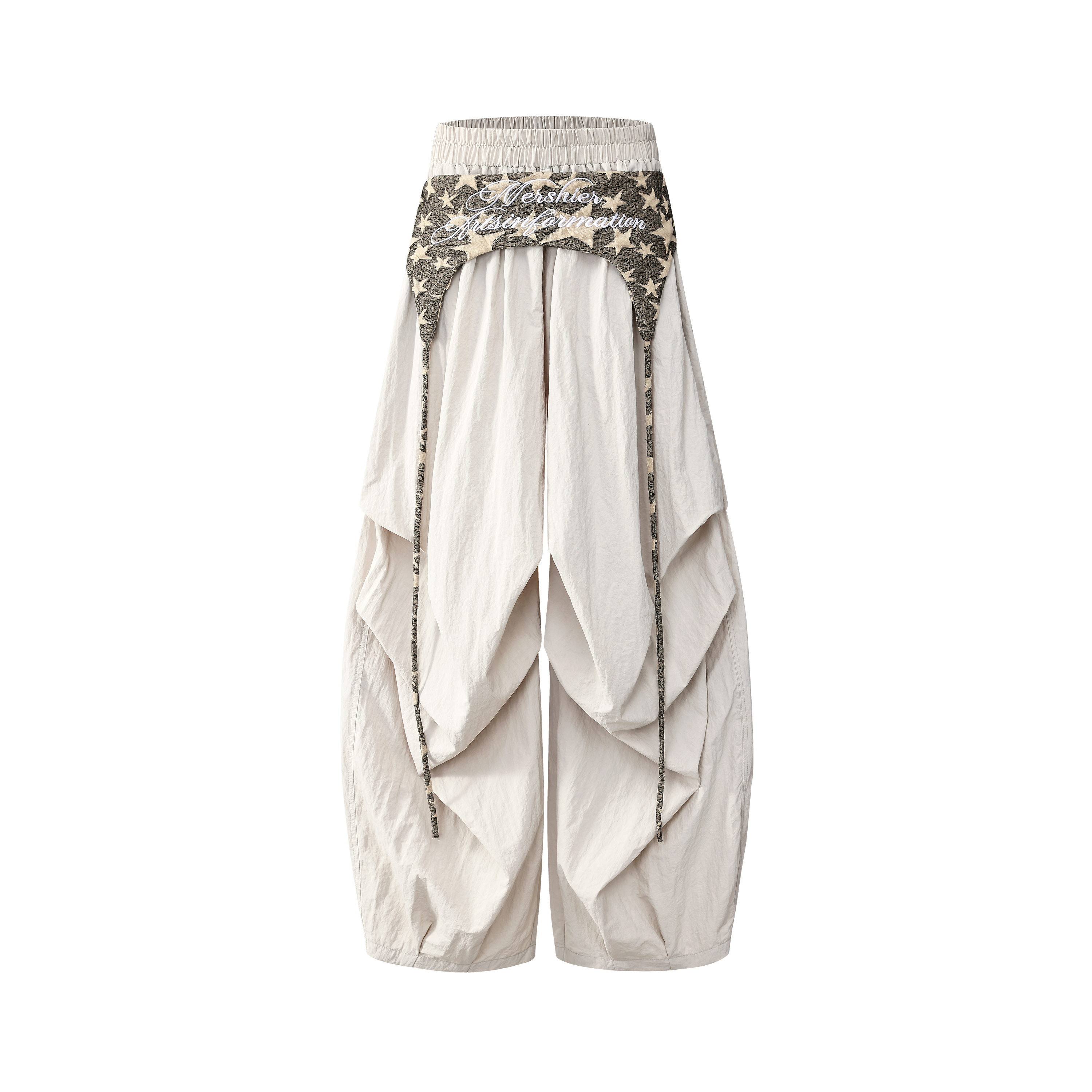 美式复古腰封叠穿设计感阔腿裤男女宽松休闲街头运动风百搭男女