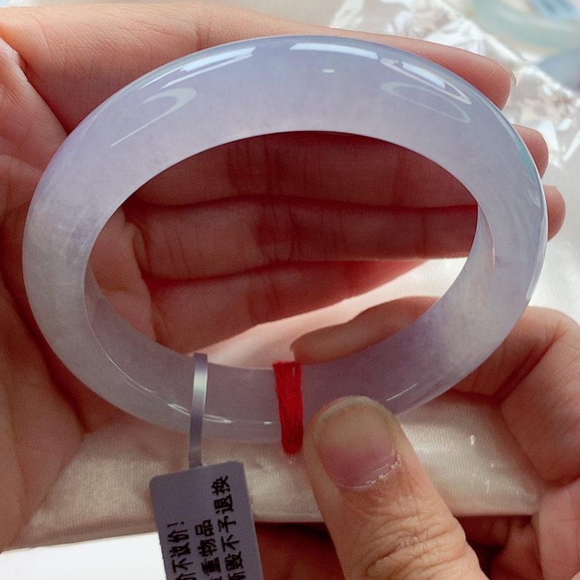 【闪购商品】翡翠手镯未镶嵌56.7冰粉紫小万战斗机A