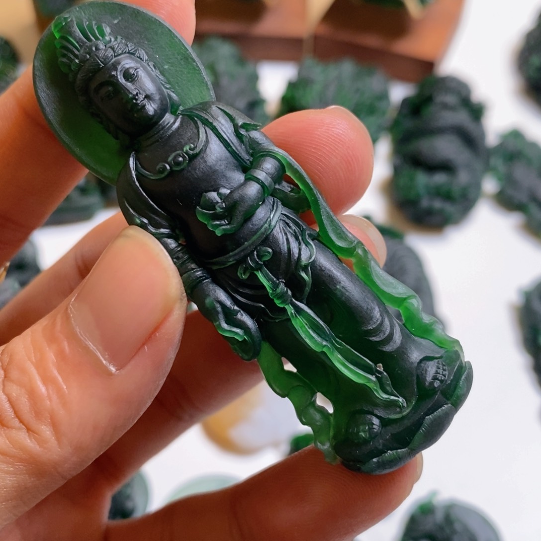 定制翡翠未镶嵌天***8天然A货翡翠Z