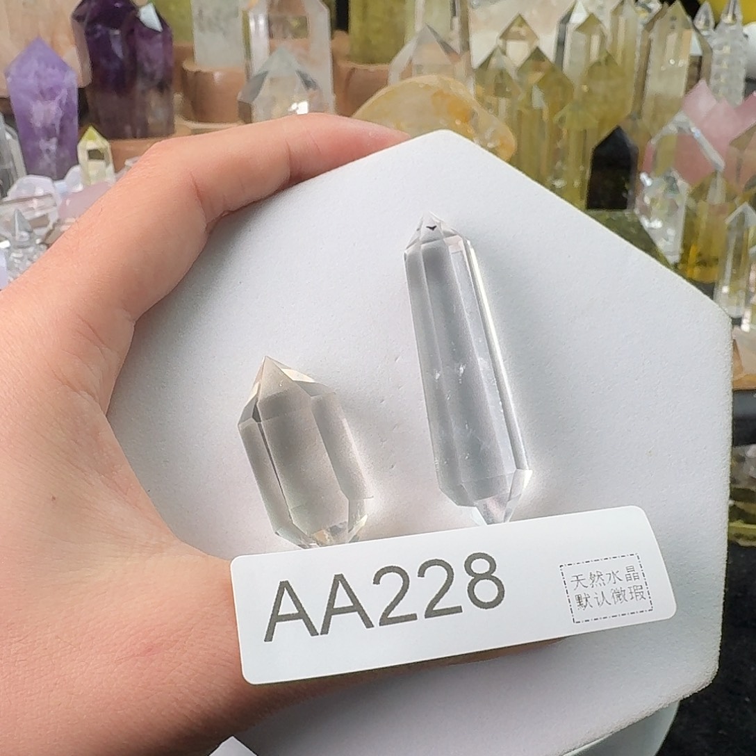 月***弯珠宝半成品水晶未镶嵌228打孔