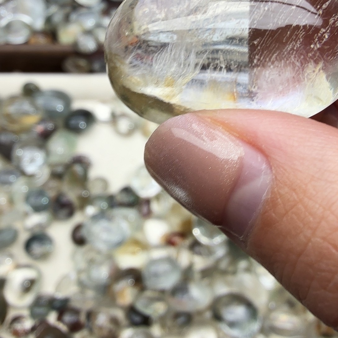 小***灯水晶未镶嵌珠宝半成品