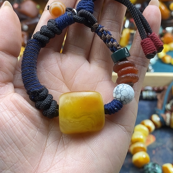 蜜蜡未镶嵌手链手链