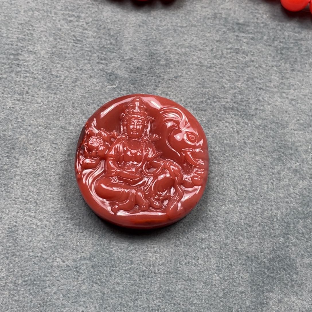 玛瑙/玉髓未镶嵌吊坠