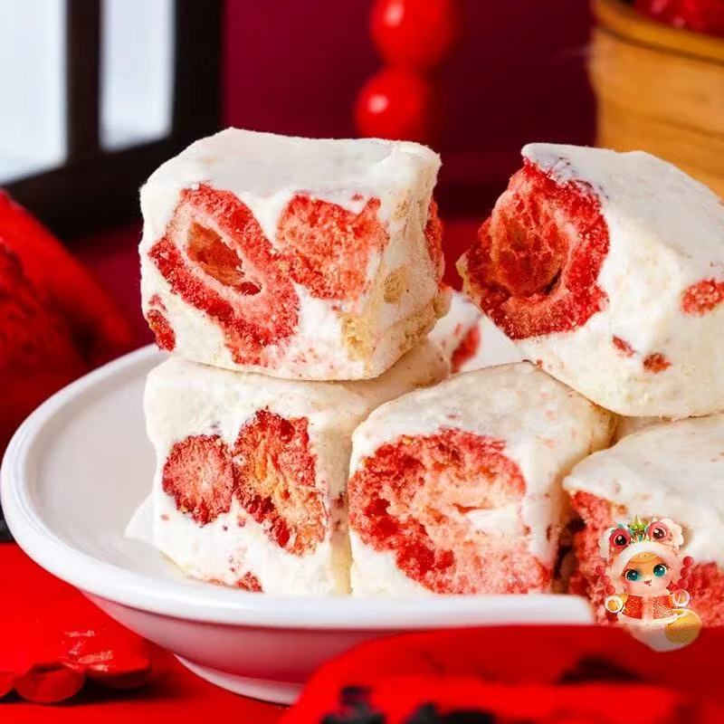 草莓羊奶芙 芒果抱桃 拉丝奶酥