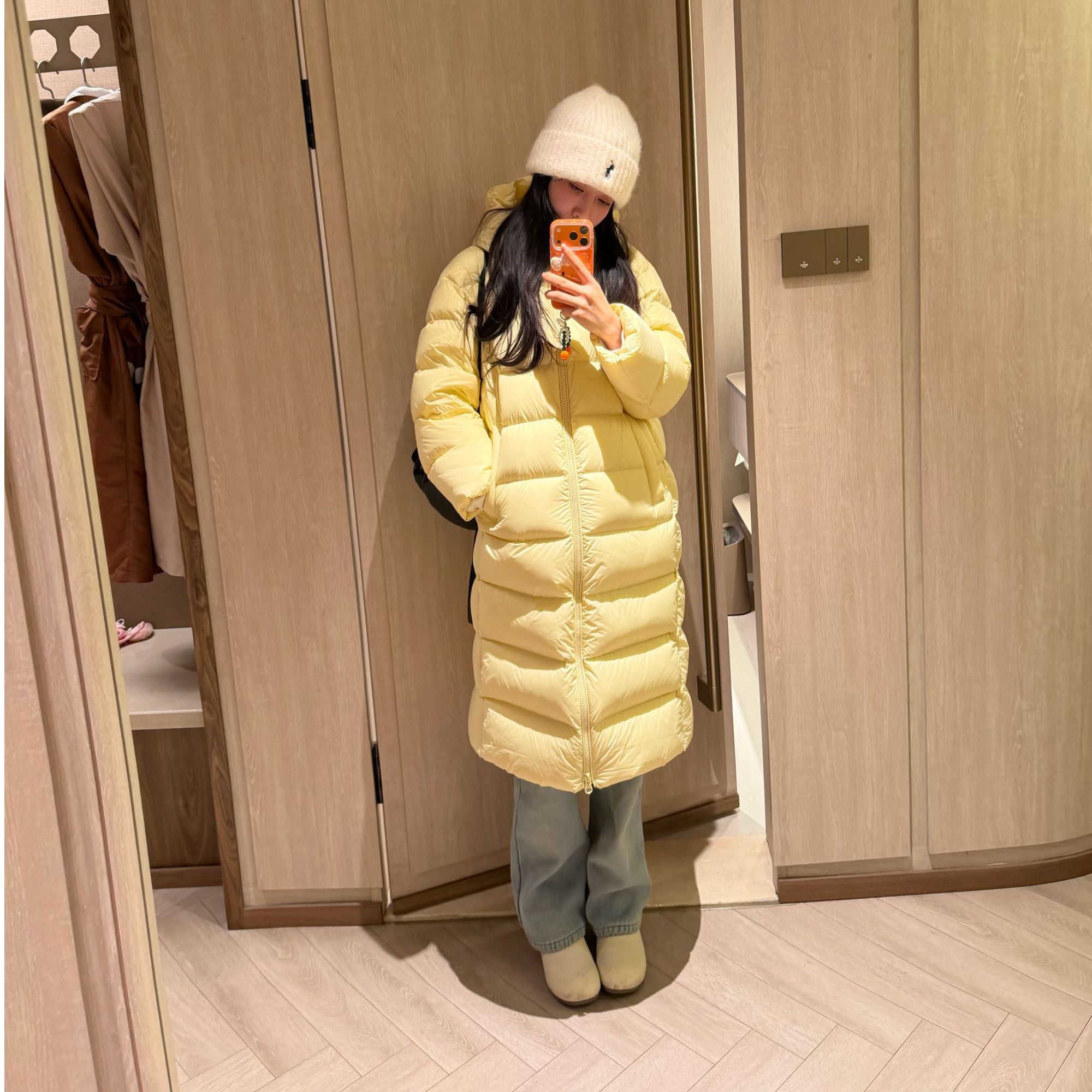 OUDOCKEE 鸥鸥【匈牙利】韩系宽松过膝长款羽绒服外套 RADAG936T