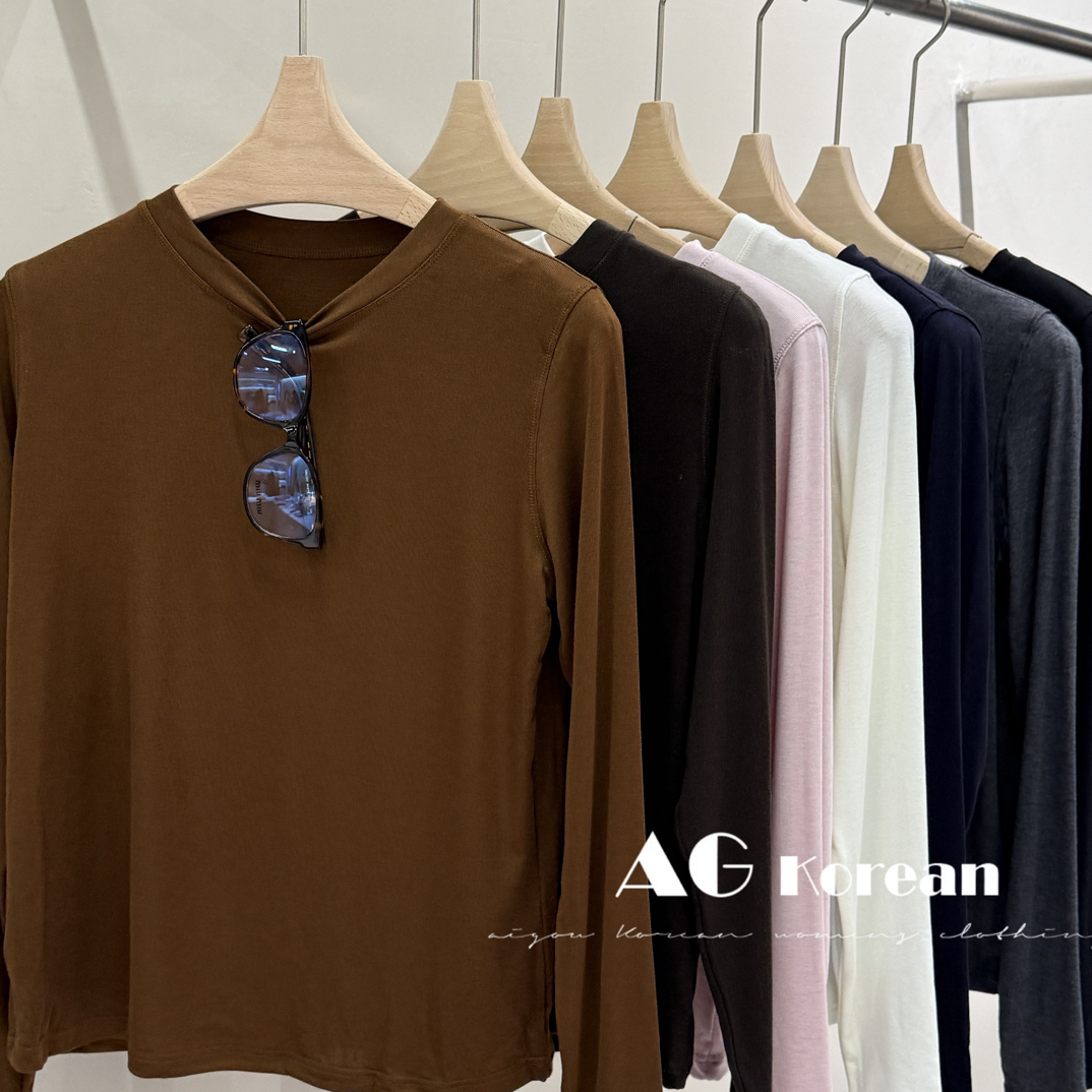 【爱购】7色秋冬羊毛圆领显瘦内搭打底衫