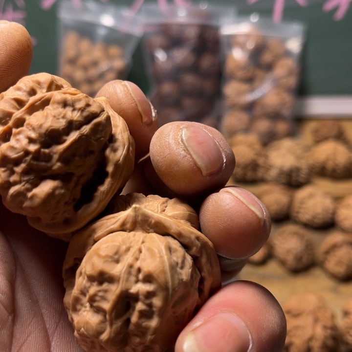 把件文玩核桃蛤蟆虎头