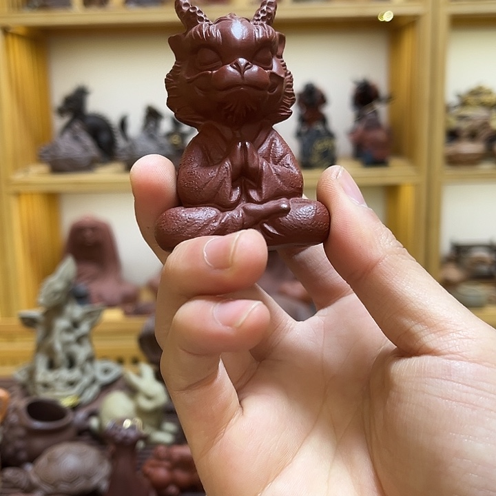 茶宠紫砂紫砂小龙仙茶宠摆件