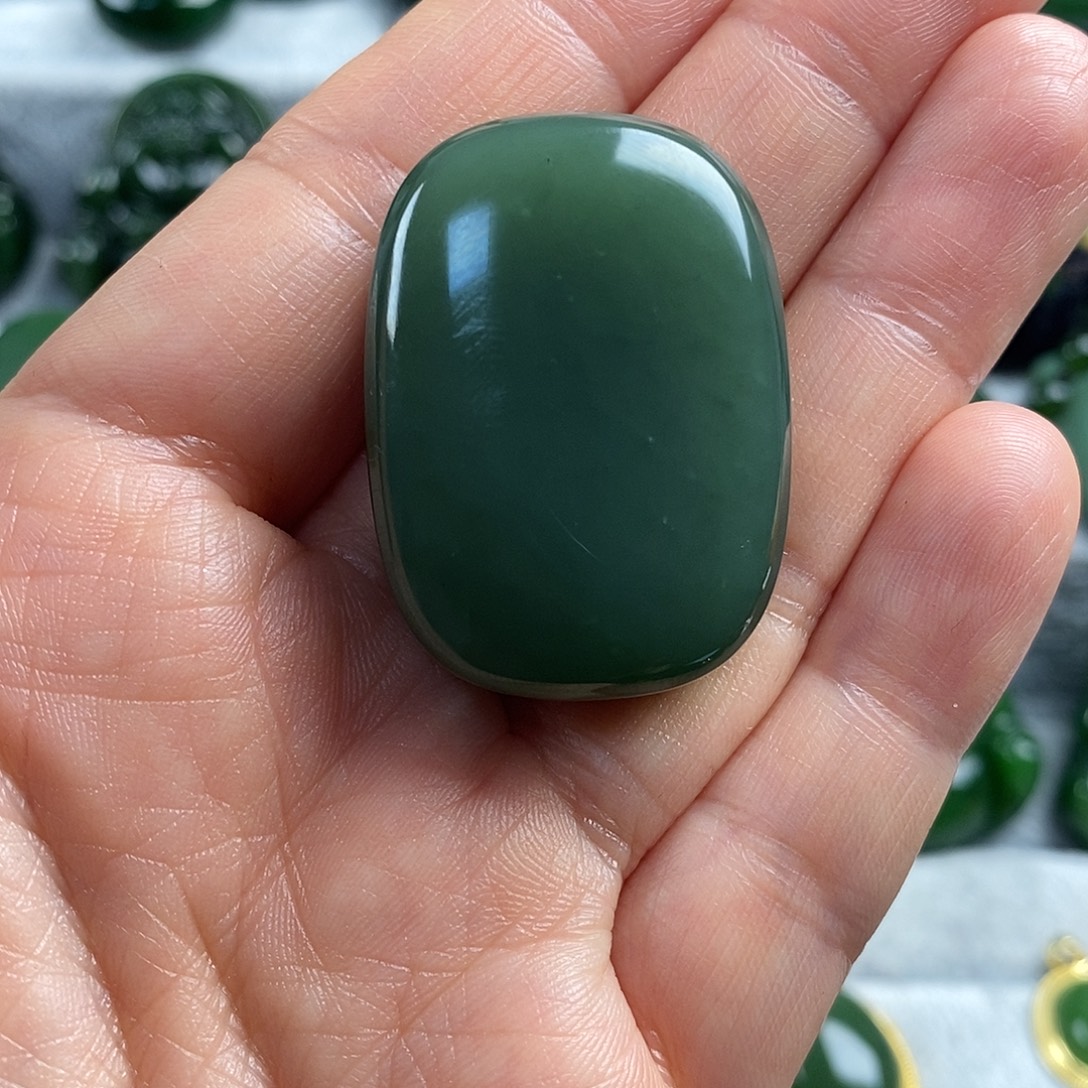 和田玉（碧玉）未镶嵌颈饰36