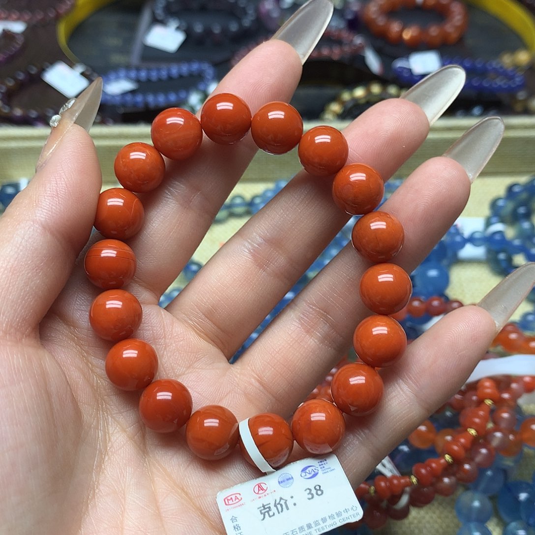 南红玛瑙手链未镶嵌手链