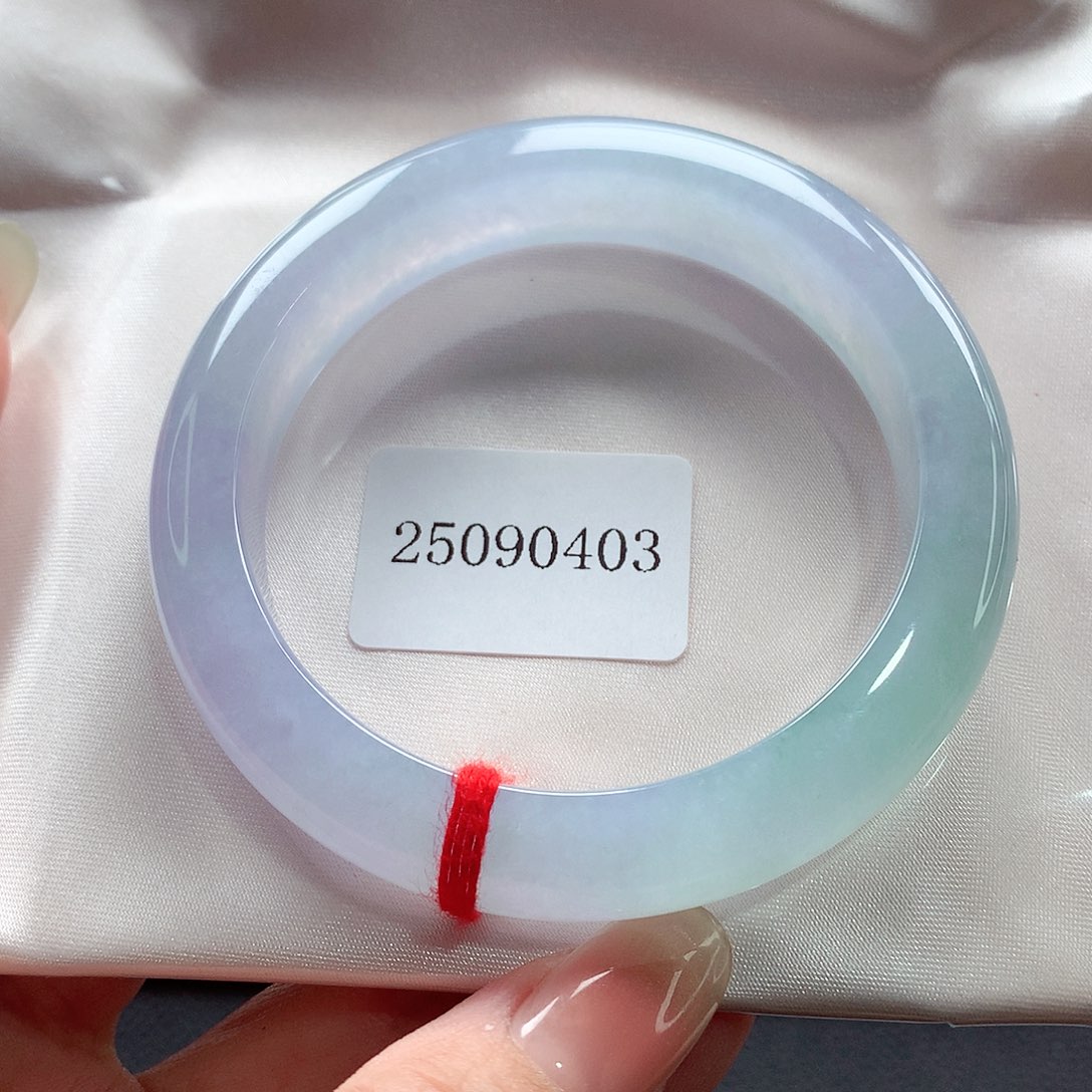未镶嵌手镯翡翠105号，天然A货翡翠手镯