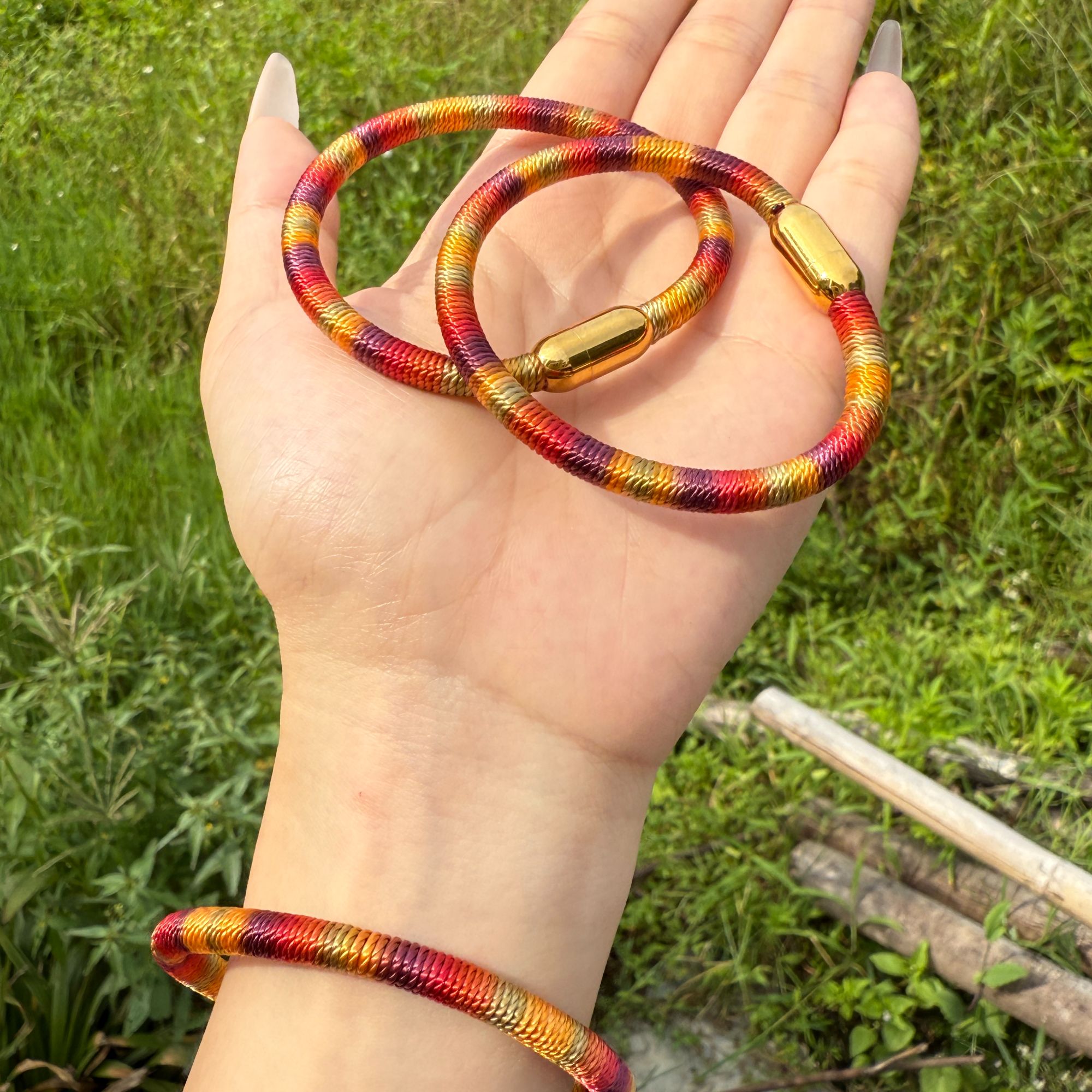 非金属锦纶手链 【陈红推荐】朱纱  凤凰飞天定制高端 手绳 