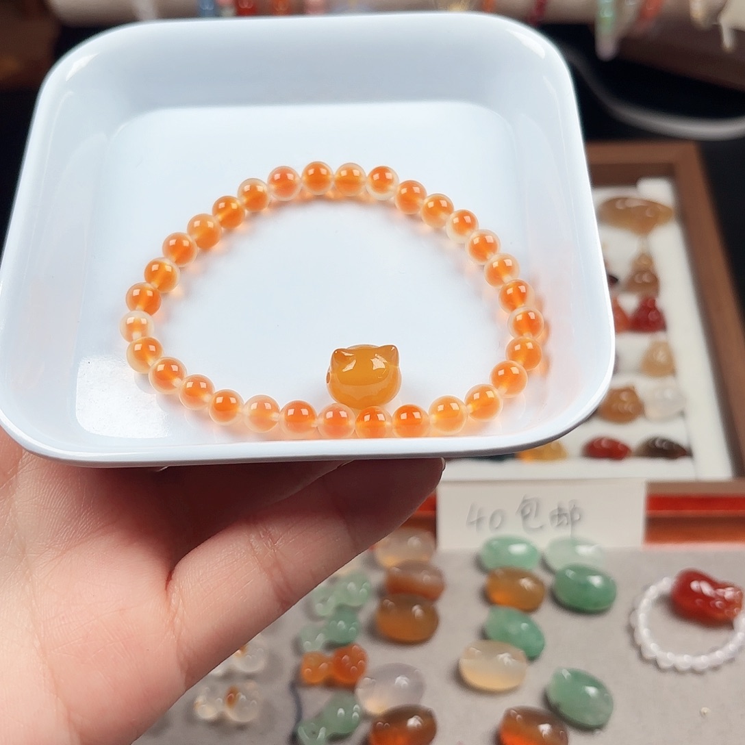 玛瑙/玉髓吊坠(不含链)未镶嵌许*安