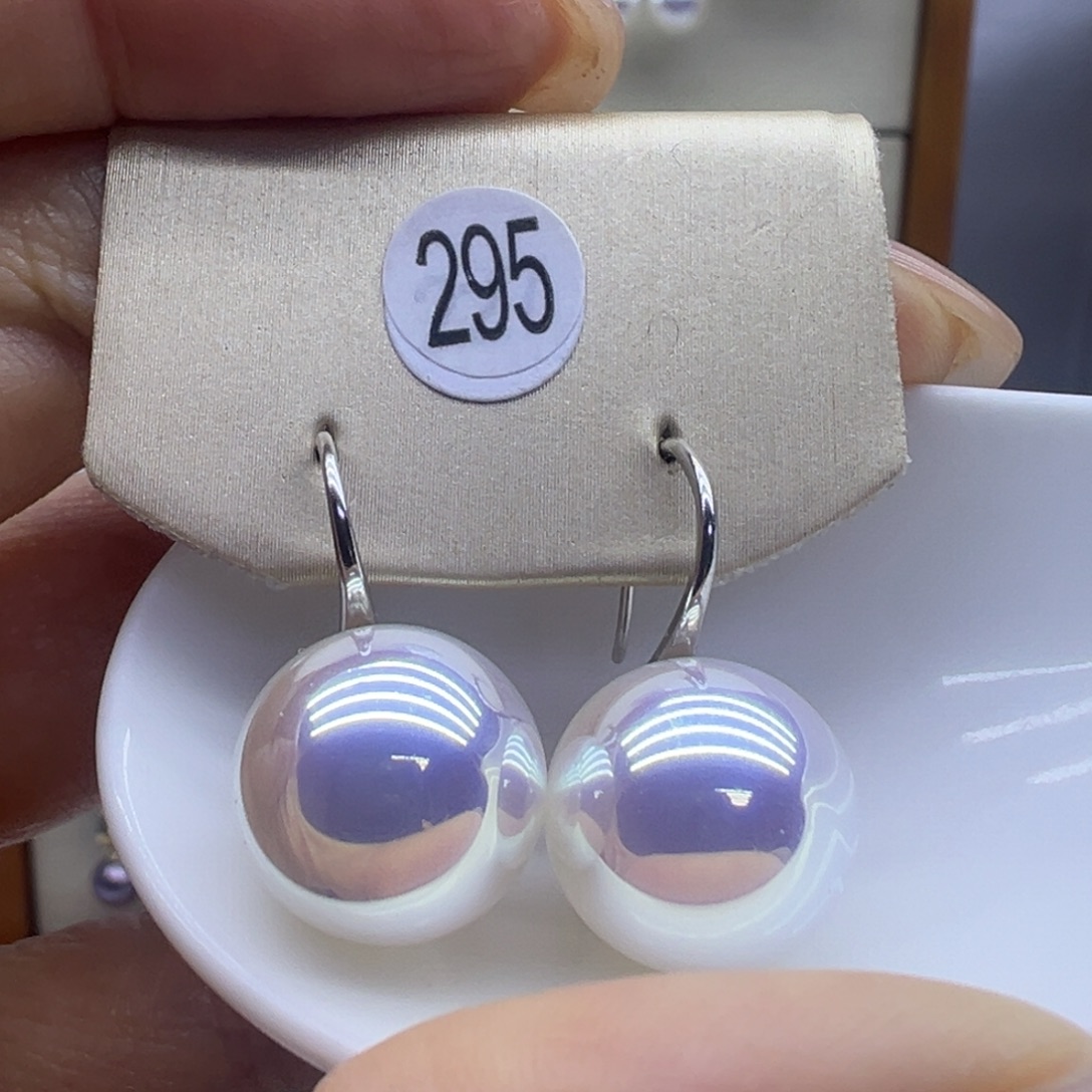 耳饰淡水珍珠银S925镶嵌