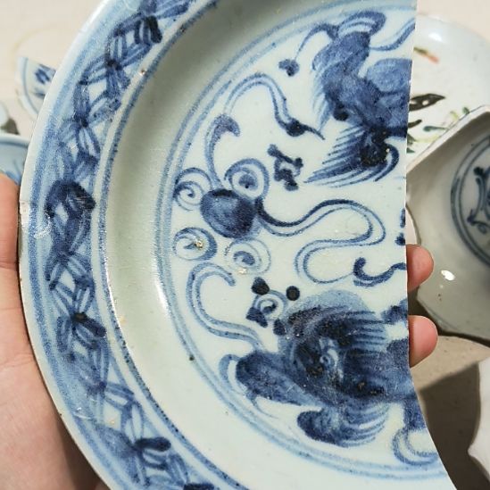 瓷片瓷片尺寸品相如图