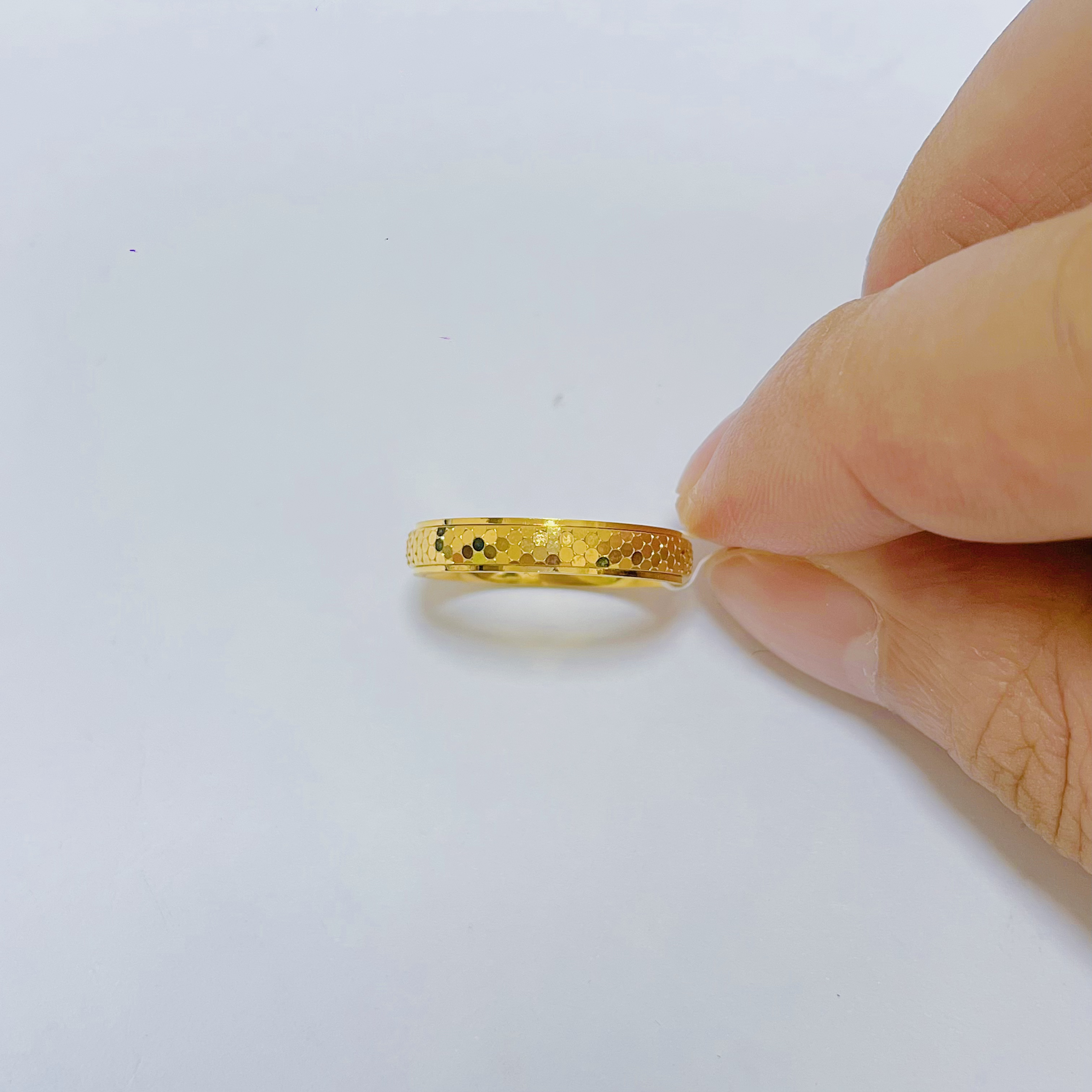 足金999龙鳞戒指实心可转动时来运转国潮黄金