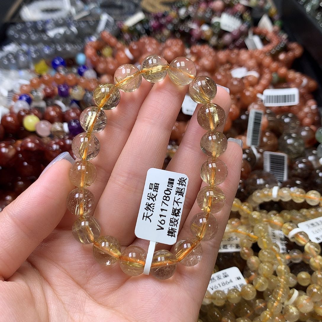 水晶手链未镶嵌，