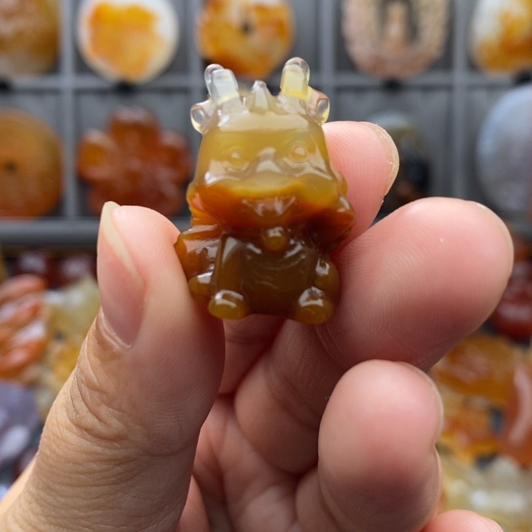 和***思玛瑙/玉髓未镶嵌颈饰